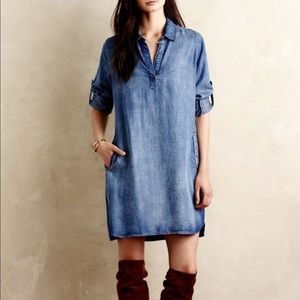 Cloth and stone denim shirt dress